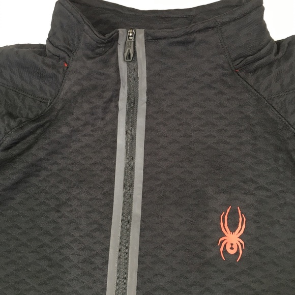 SPYDER ACTIVE 1/4 ZIP LONG SLEEVE LIGHTWEIGHT QUICK DRY BREATHABLE SHIRT - Picture 3 of 7